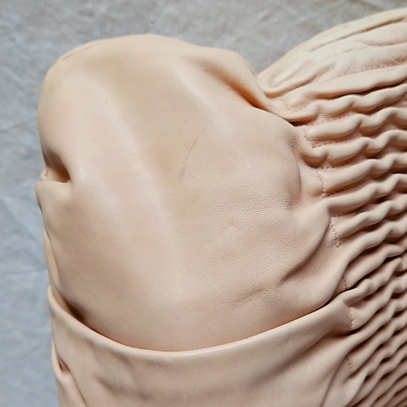 Prada nappa drapes lambskin handle tote bag - Picture 7 of 17